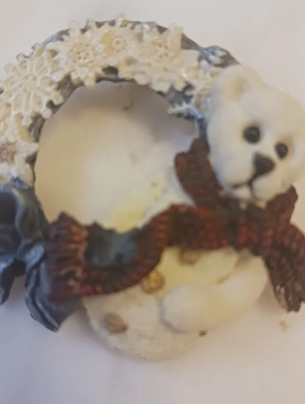 Boyd's Bear Christmas Pin, Vintage Jewelry